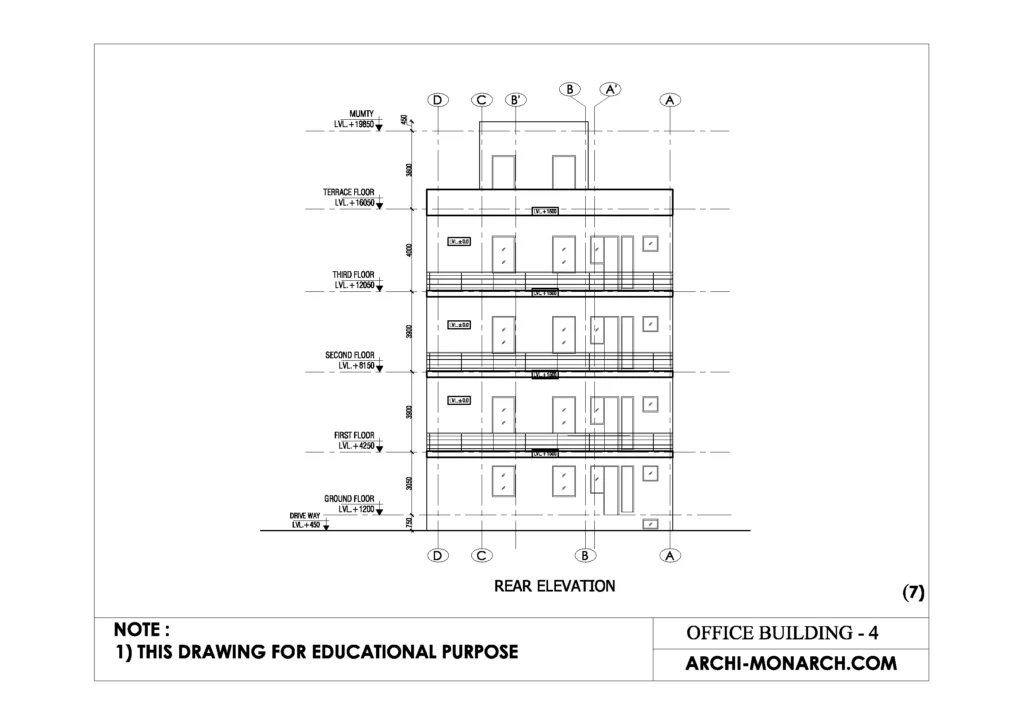OFFICE BUILDING WORKING FOUR SHEET SEVEN