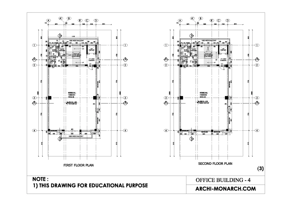 OFFICE BUILDING WORKING FOUR SHEET THREE