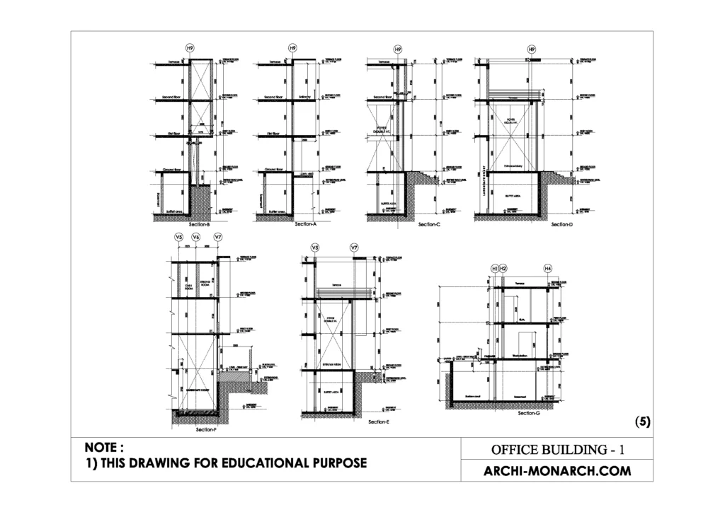 OFFICE BUILDING WORKING ONE SHEET SIX