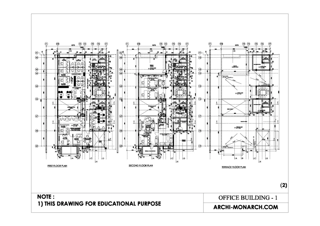 OFFICE BUILDING WORKING ONE SHEET THREE