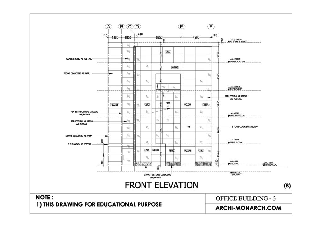 OFFICE BUILDING WORKING THREE SHEET EIGHT