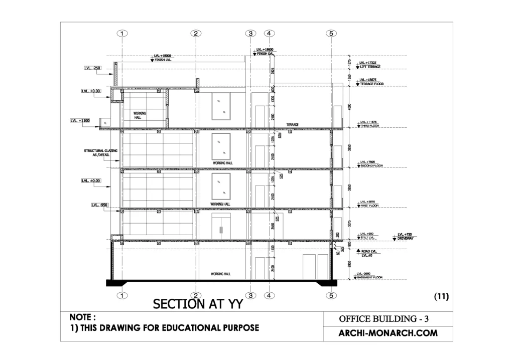 OFFICE BUILDING WORKING THREE SHEET ELEVEN