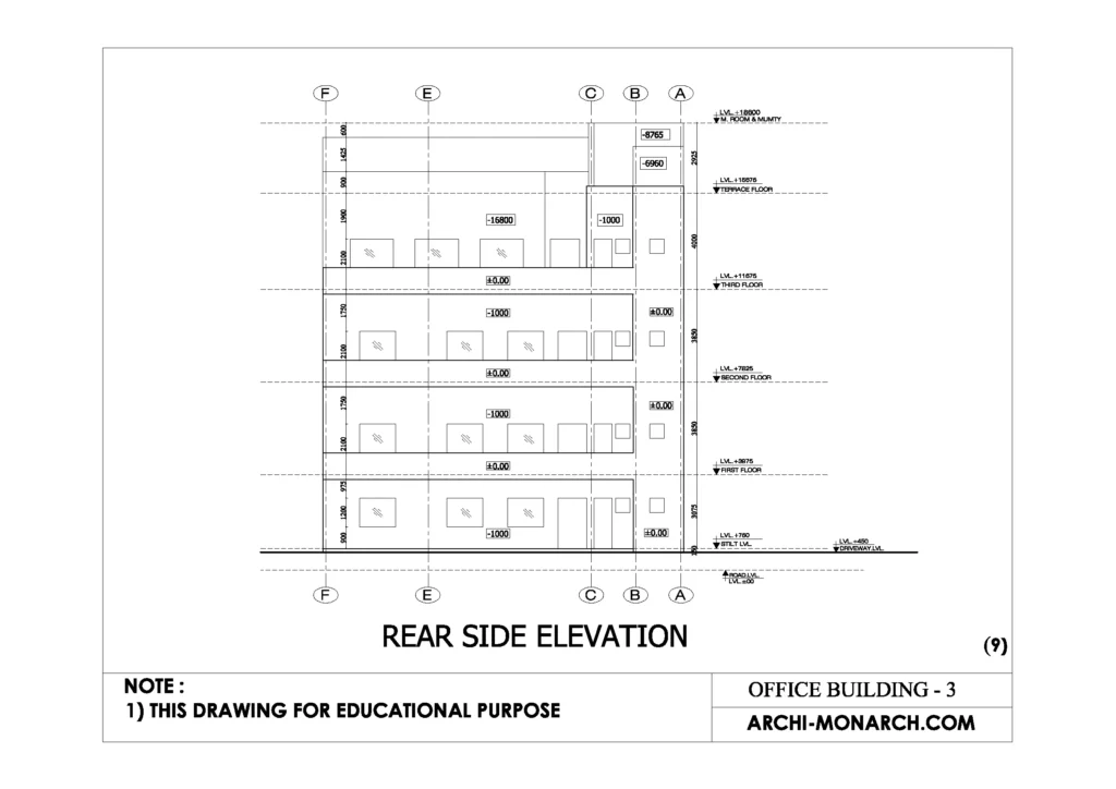 OFFICE BUILDING WORKING THREE SHEET NINE