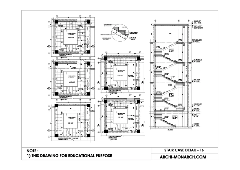 STAIRCASE DETAIL SIXTEEN
