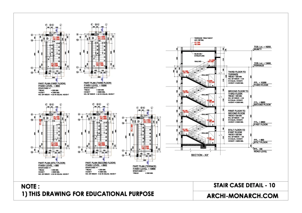 STAIRCASE DETAIL TEN