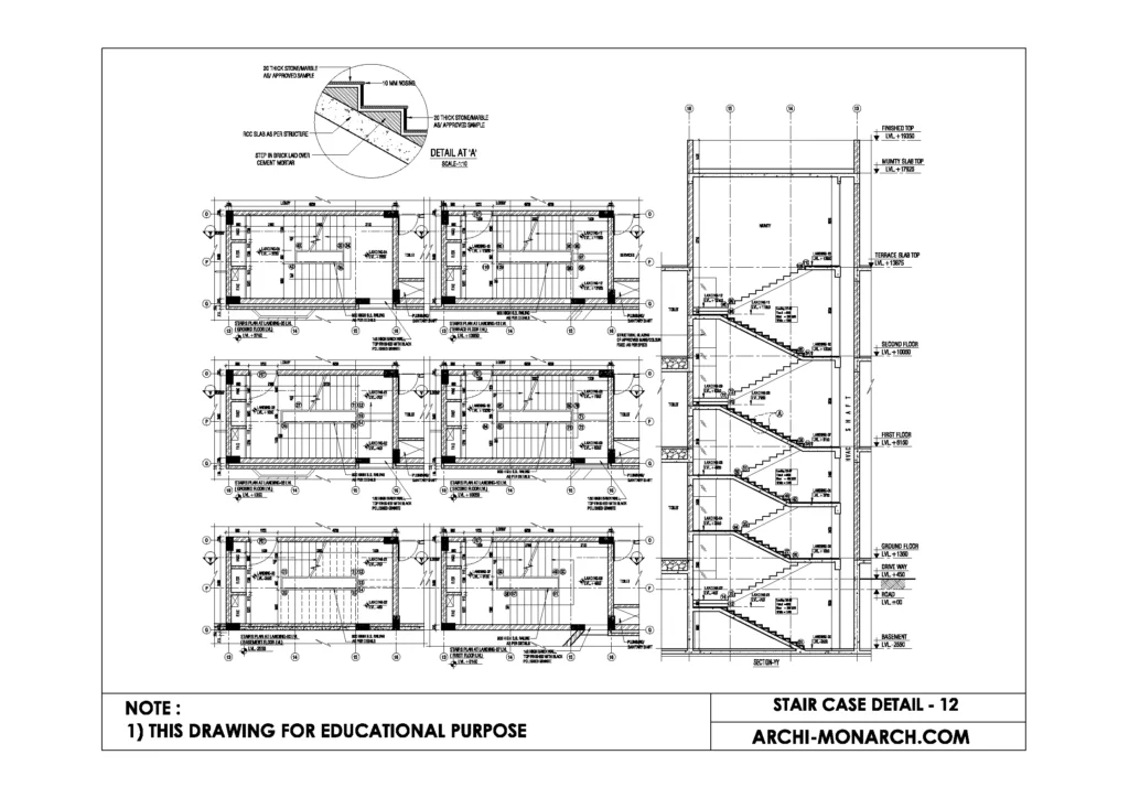 10.staircase Detail | PDF | Wall | Components