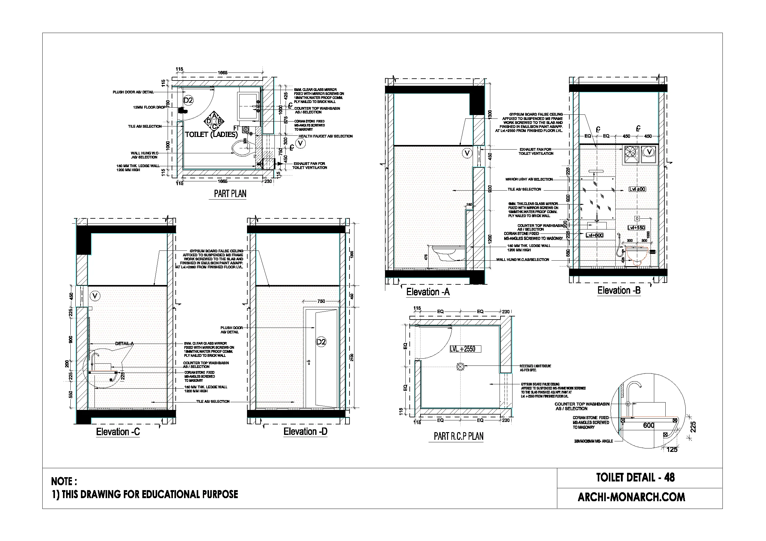 TOILET DETAIL FORTY EIGHT ⋆ Archi-Monarch