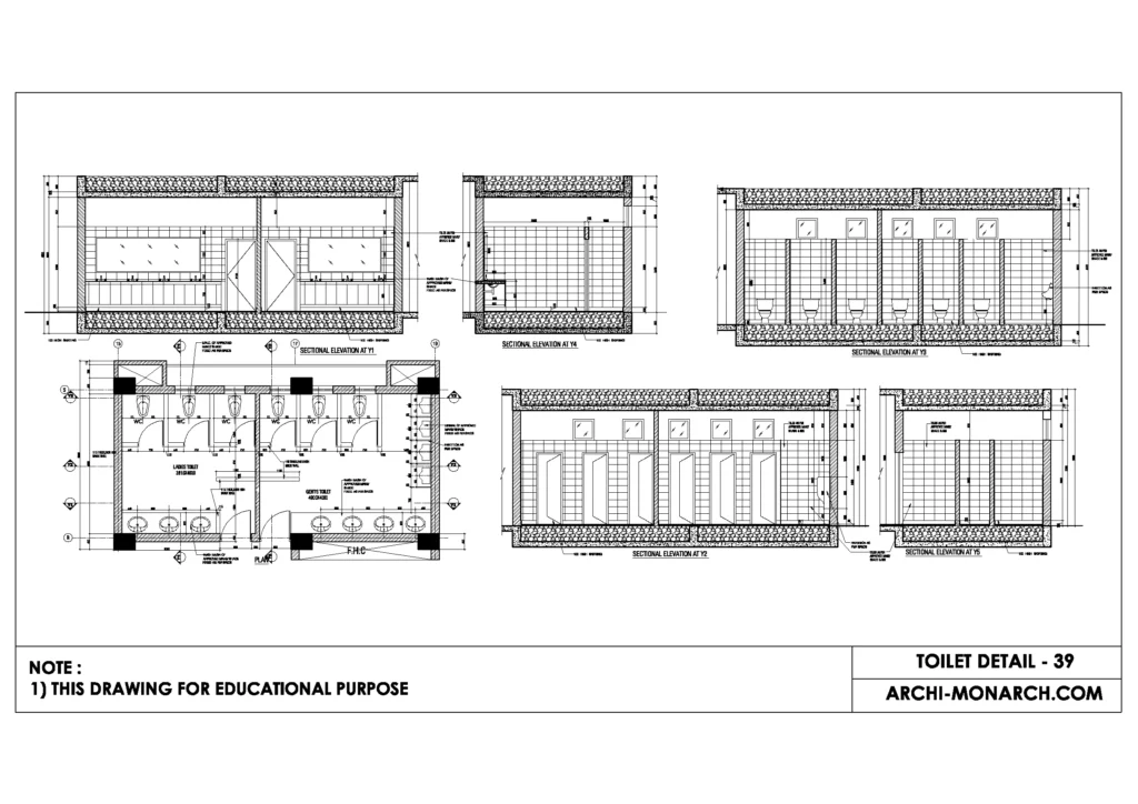 TOILET DETAIL THIRTY NINE