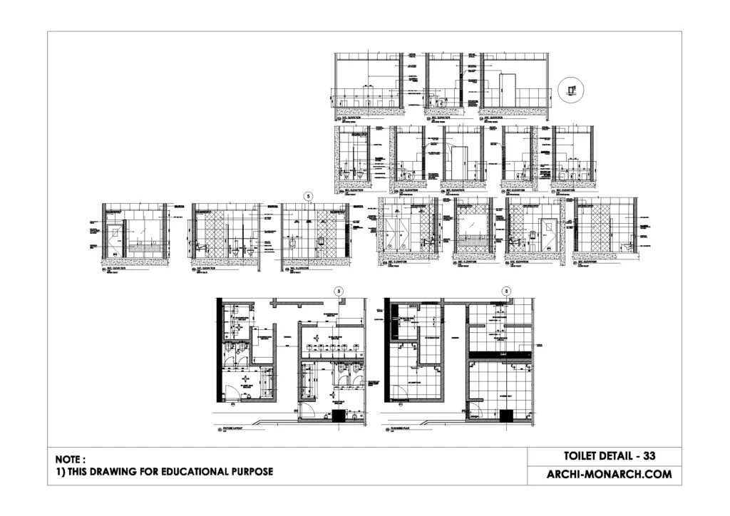 TOILET DETAIL THIRTY THREE