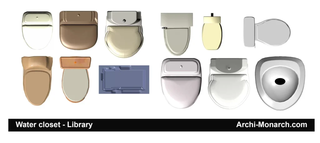 WATER CLOSET LIBRARY ONE