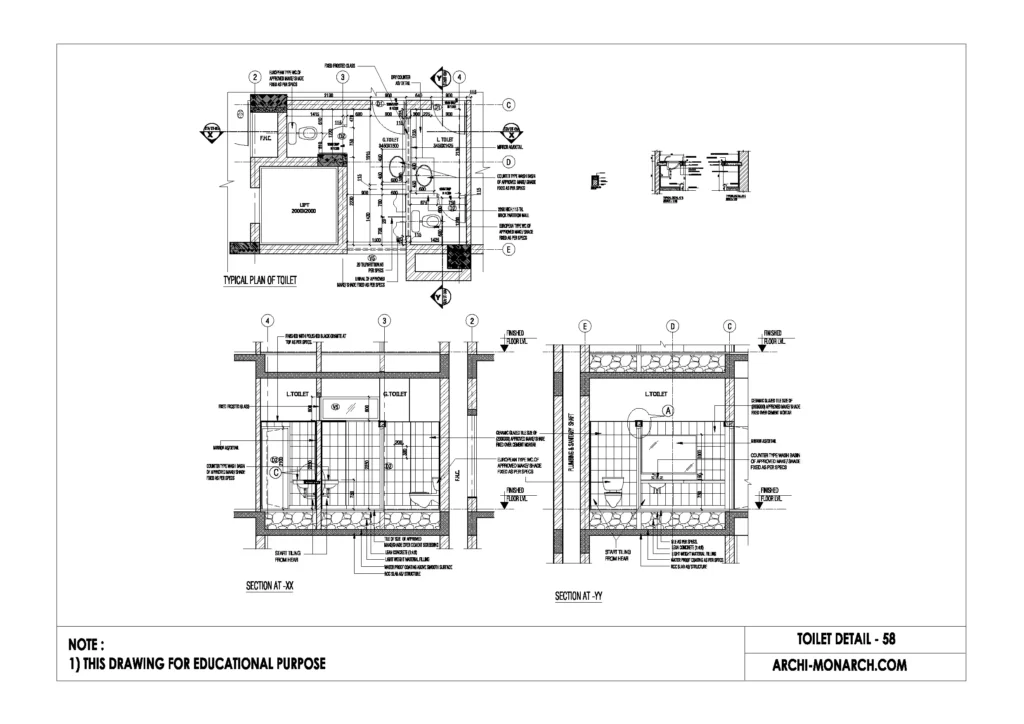 TOILET DETAIL FIFTY EIGHT