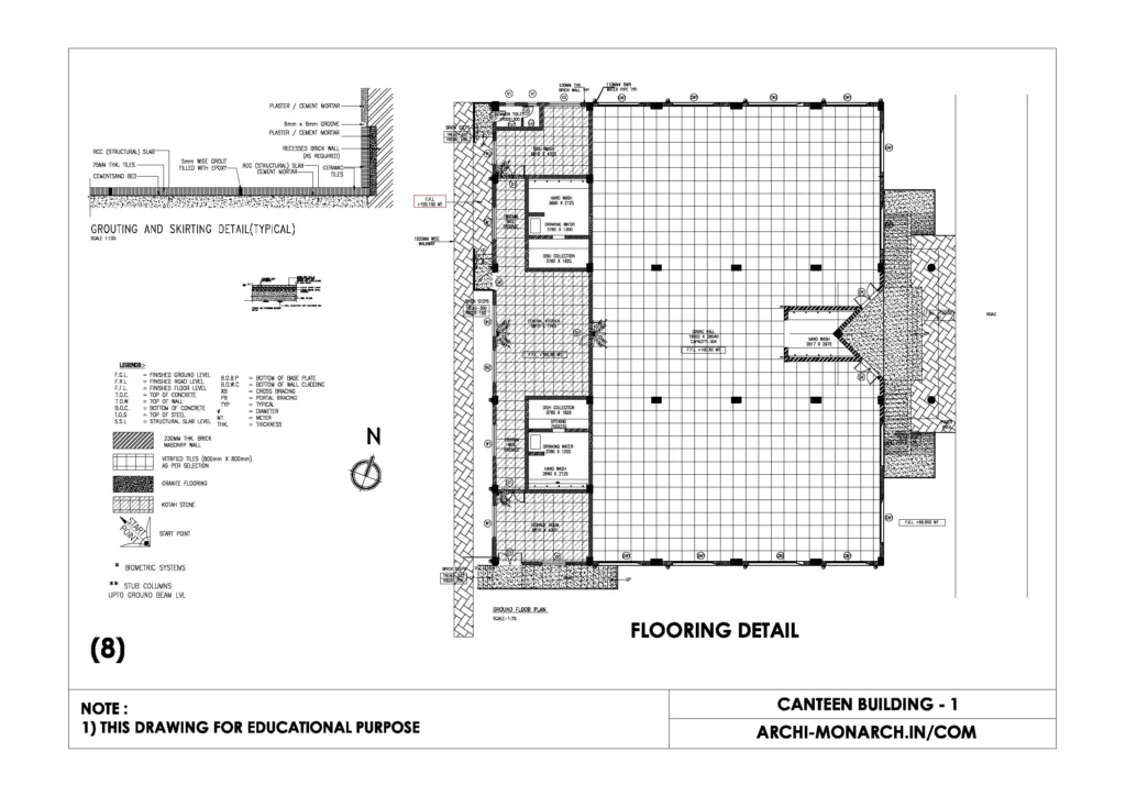 CANTEEN BUILDING WORKING ONE SHEET EIGHT