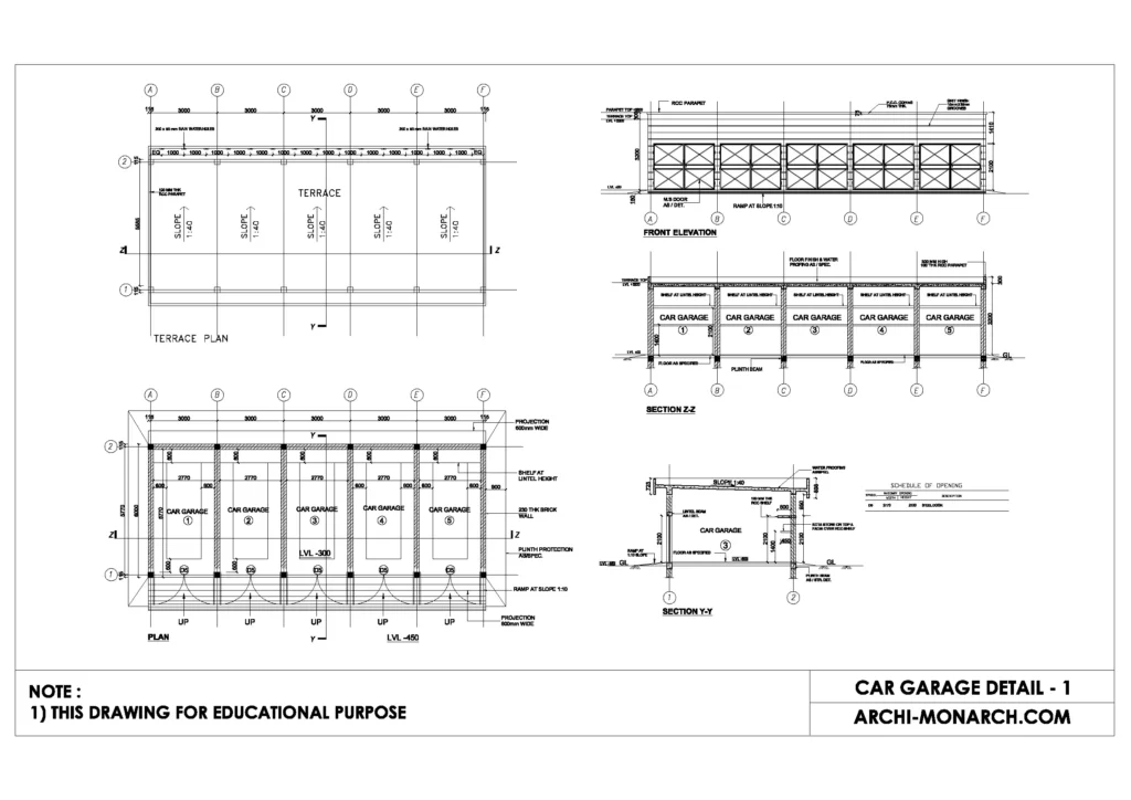 CAR GARAGE DETAIL ONE