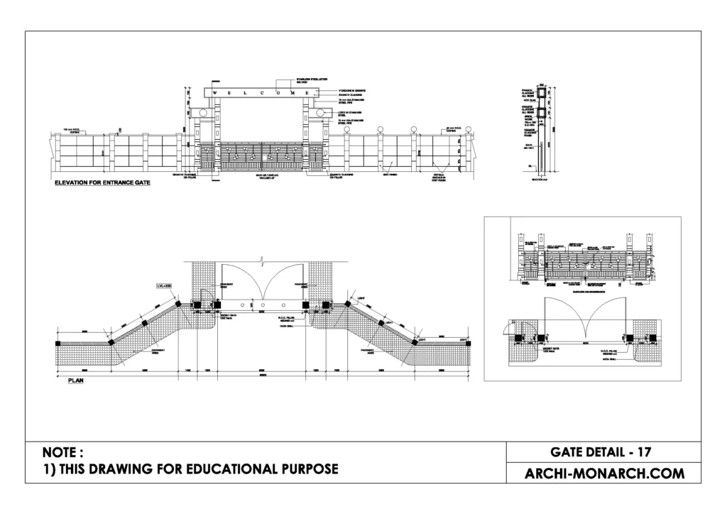 GATE DETAIL SEVENTEEN