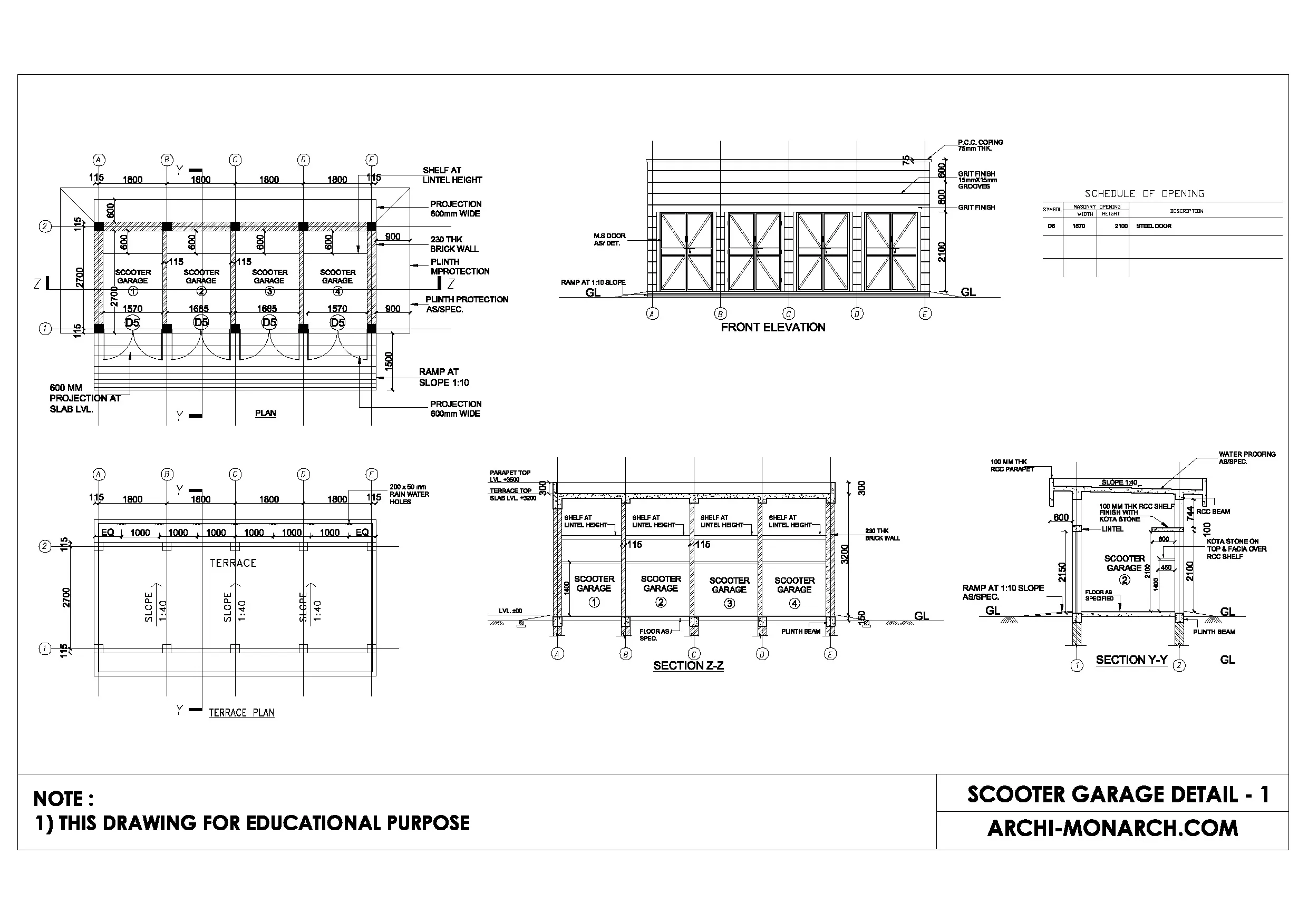 SCOOTER GARAGE DETAIL ONE ⋆ Archi-Monarch