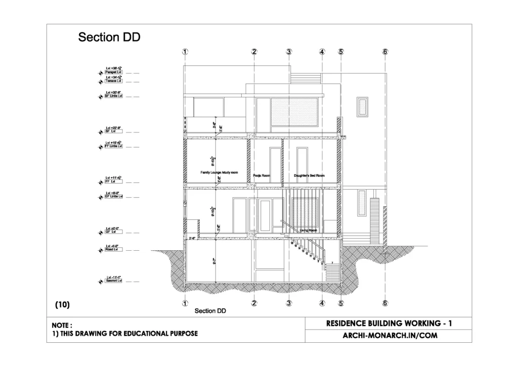 RESIDENCE BUILDING WORKING ONE SHEET TEN