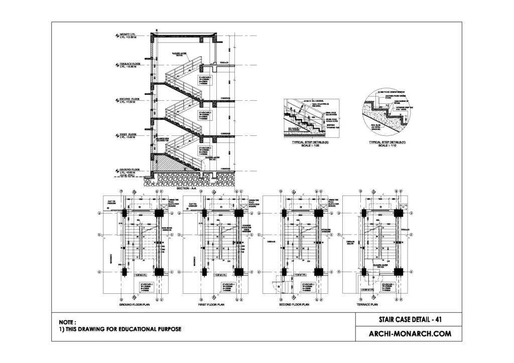 STAIRCASE DETAIL FORTY ONE