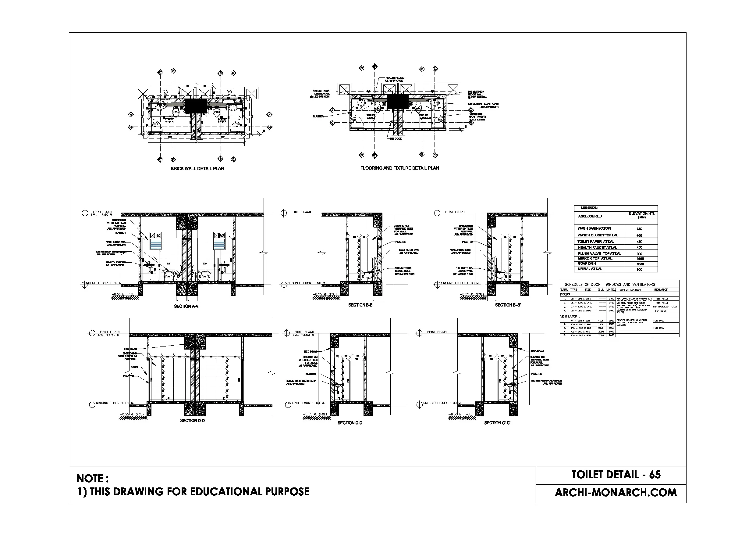 TOILET DETAIL SIXTY FIVE ⋆ Archi-Monarch