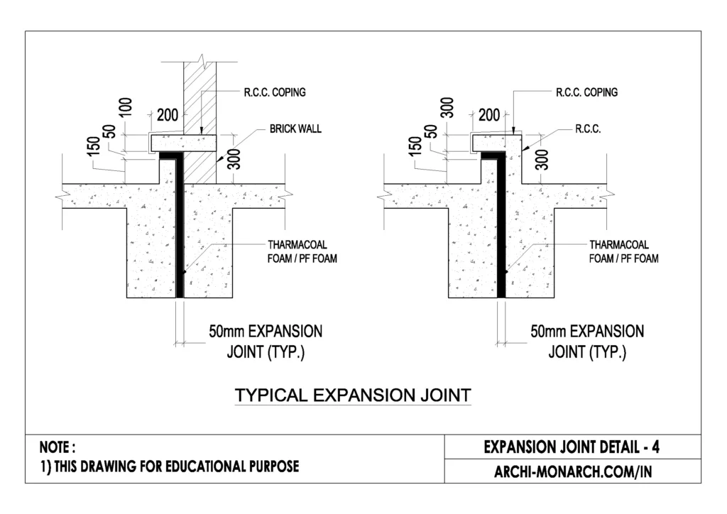 EXPANSION JOINT DETAIL FOUR