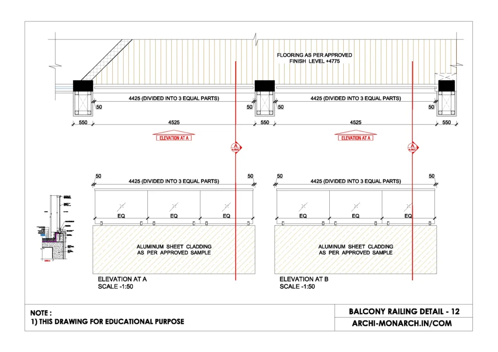 BALCONY RAILING DETAIL TWELVE