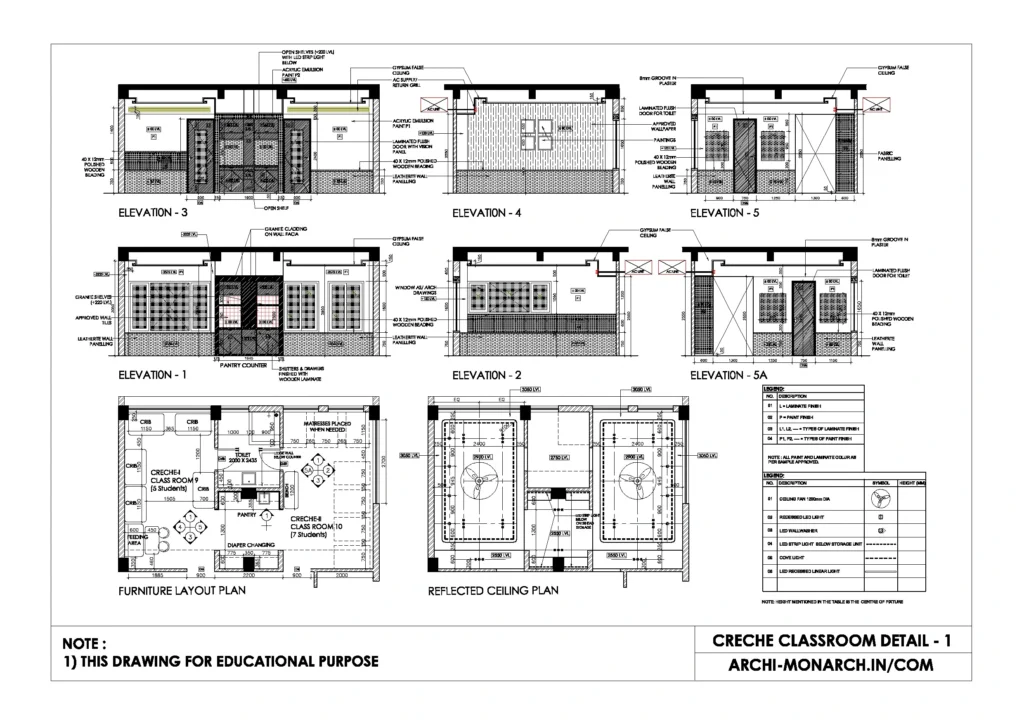 CRECHE CLASSROOM DETAIL ONE