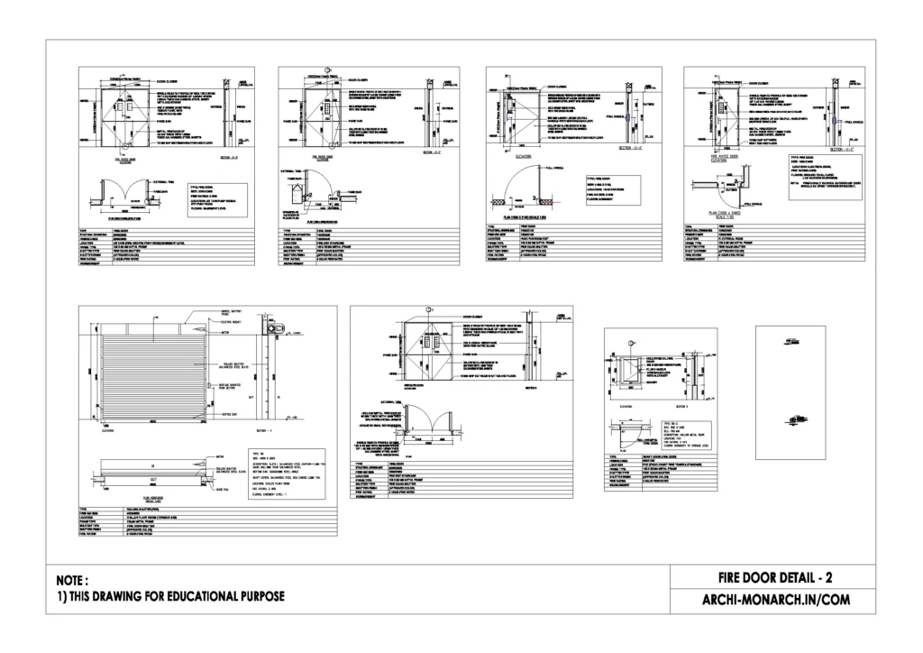 FIRE DOOR DETAIL TWO