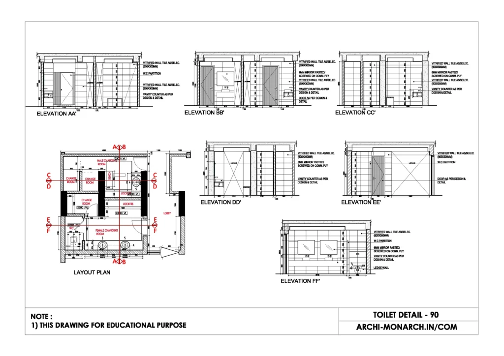 TOILET DETAIL NINETY