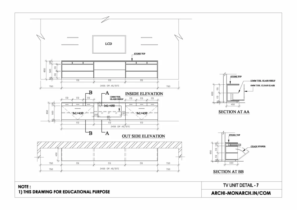 TV UNIT DETAIL SEVEN