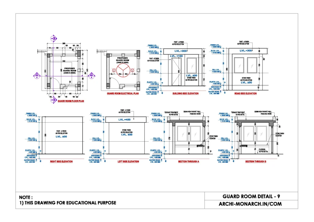 GUARD ROOM DETAIL NINE