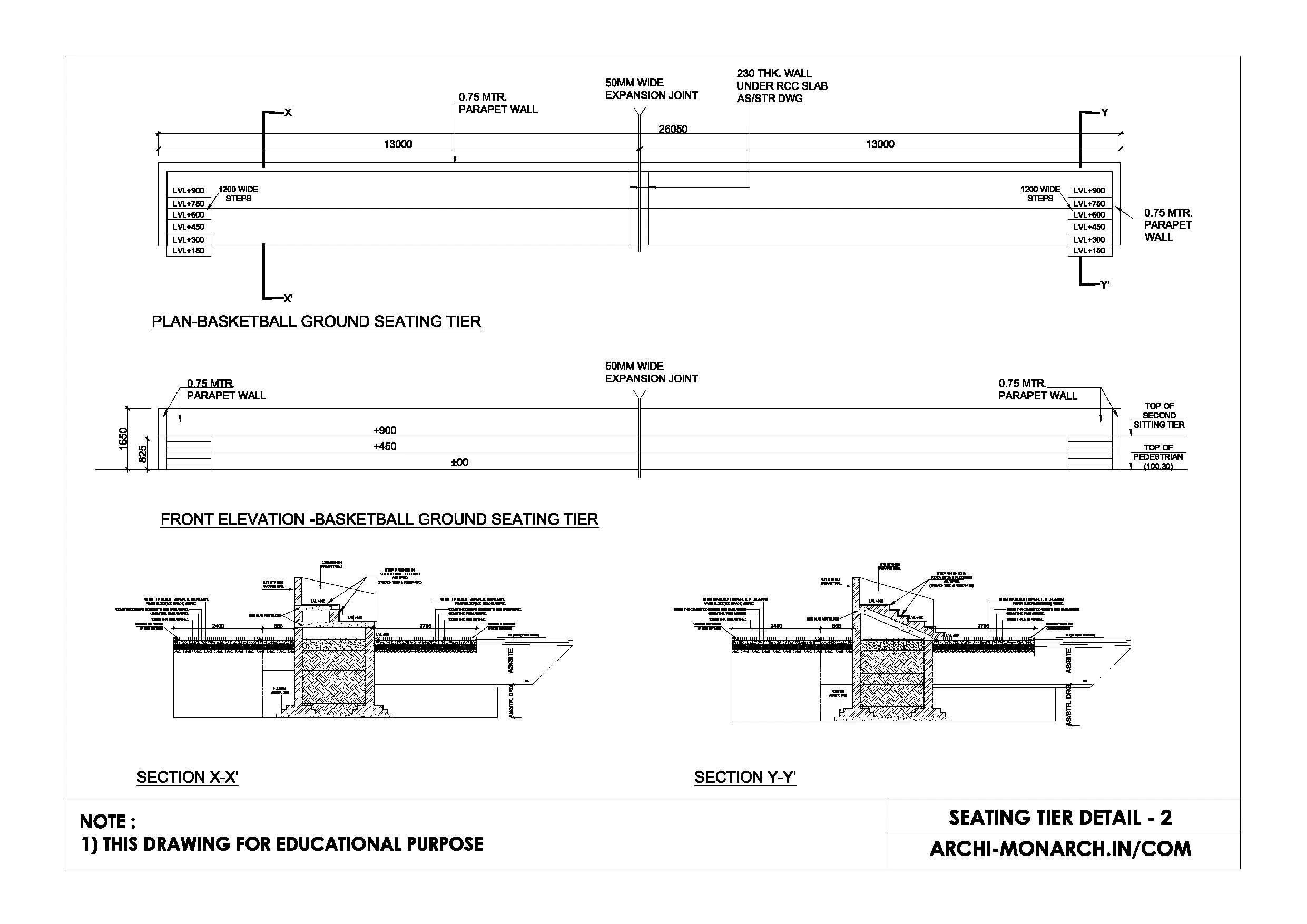 SEATING TIER DETAIL TWO ⋆ Archi-Monarch