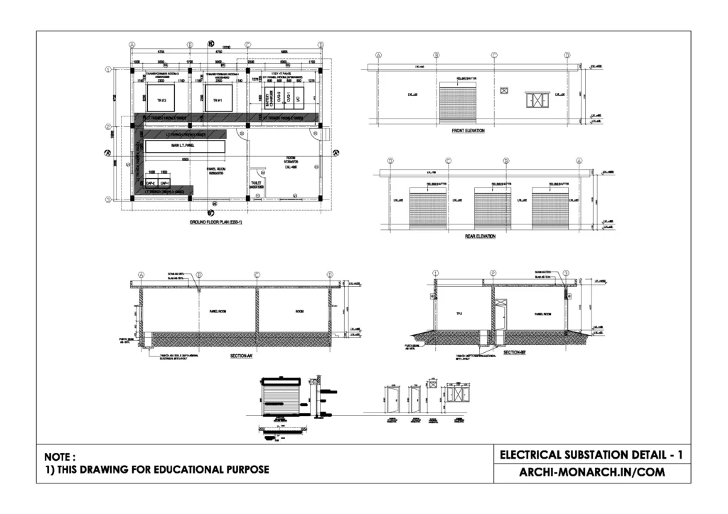 ELECTRICAL SUBSTATION DETAIL ONE