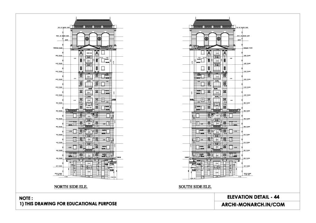 ELEVATION DETAIL FORTY FOUR