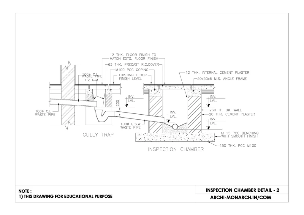 INSPECTION CHAMBER DETAIL TWO