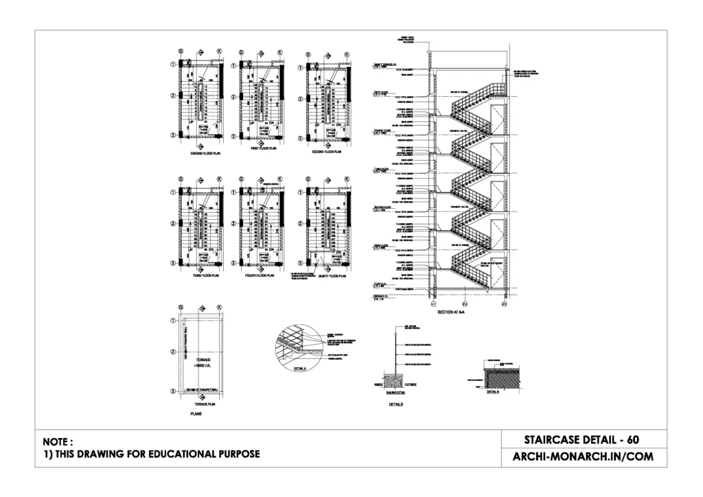 STAIRCASE DETAIL SIXTY